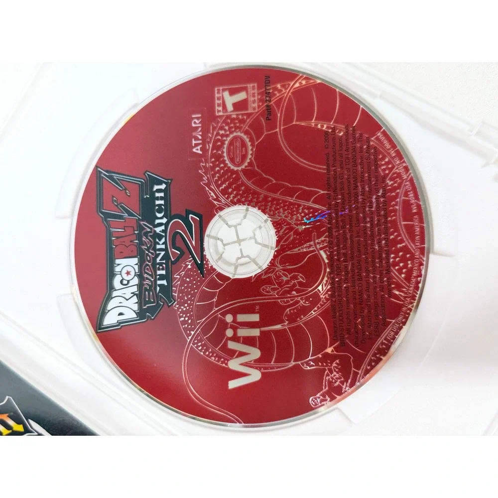 Dragon Ball‎ Z Budokai Tenkaichi 2 Nintendo Wii Game Complete CIB Atari Spike
